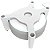 Suporte Protetor Anti-Furto de Mesa ou Parede BRANCO Compatível com Alexa Echo Dot 3ª Geração - ARTBOX3D - Imagem 3