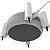 Suporte Protetor Anti-Furto de Mesa ou Parede BRANCO Compatível com Alexa Echo Dot 3ª Geração - ARTBOX3D - Imagem 5