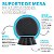 Suporte Base Elevação de Mesa Com Organizador de Cabos Preto Compatível Com Alexa Echo 4 Premium - Imagem 2