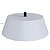 Suporte Base Elevação de Mesa Com Organizador de Cabos Branco Compatível Com Alexa Echo 4 Premium - Imagem 9