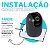 Suporte De Parede P/ Câmera Wi-fi Babá Eletrônica Universal - Imagem 4