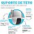 Suporte Apoio Stand para Embutir no Teto Compatível com Câmera de Vídeo Intelbras IM4C e IM4 Mibo - 360 graus - Imagem 2