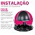 Suporte Linha Pro Embutir No Teto Preto Compatível Alexa Echo Pop - Imagem 4