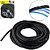Organizador de Fios e Cabos 10.5metrosx0.8cm (Preto) - Imagem 3