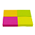 Bloco Adesivo 400fls 38x50mm Tons Neon - Imagem 1
