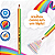 Lápis Colorido Jumbo Rainbow Clássico Tris Unidade - Imagem 2