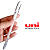 Caneta Gel Branca Uniball Signo Angelic Colour 0.7mm UM-120AC - Imagem 1