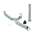 KIT CAVALETE CENTRAL CG 160 CARGO 17/23 - Imagem 1