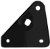 SUPORTE LAT. FAROL TWISTER CBX 04/08 PRETO ESQ. - Imagem 1