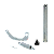 KIT CAVALETE CENTRAL CG 160 ATE 2016 - Imagem 1