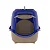 SANITÁRIO PLAST PET WC CAT NEW GOLD EDITION AZUL - Imagem 1
