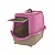 SANITÁRIO PLAST PET WC CAT NEW GOLD EDITION ROSA - Imagem 1