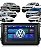 Central Multimidia Mp5 G7 G8 2 Din Vw + Moldura - Imagem 1