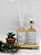 KIT LAVABO RUSTIC  bandeja de madeira + vaso cerâmica de suculenta + sabonete + difusor de varetas - Imagem 2