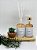 KIT LAVABO RUSTIC  bandeja de madeira + vaso cerâmica de suculenta + sabonete + difusor de varetas - Imagem 4