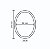 Argola Plástica Oval 2838 - Imagem 5