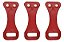 Kit 3 Presilha Fêmea Trava Porta Baú Aluminio Mod Facchini Vermelho - Imagem 1
