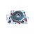 Disco Inox Moedor Picador de Carne Boca 98 CAF Furo 5 mm Original - Imagem 1