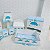 Kit Higiene em MDF de nuvem na cor azul claro - Imagem 2