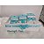 Kit Higiene em MDF principe na cor azul Tifany - Imagem 6