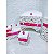 Kit Higiene bebe menina com tecido floral - Imagem 1