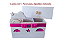 Kit Higiene Bebê Nuvem na cor Rosa Pink – Porta Fraldas, Farmacinha, Potes, Lixeira - Imagem 3