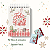 KIT NATAL 3: Bloquinho + Chaveiro Post It (Capas iguais) - Imagem 1