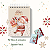 KIT NATAL 7: Bloquinho + Chaveiro Post It (Capas iguais) - Imagem 1