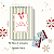 KIT NATAL 19: Bloquinho + Chaveiro Post It (Capas iguais) - Imagem 1