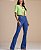 Calça Jeans Flare Com Cinto  F62297P - Imagem 3