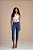 Calça Jeans Moove Esmeralda Cropped Flor De Lis  M62106 - Imagem 4