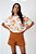 Blusa Solta Cropped Flor de Lis F67471 - Imagem 4