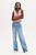 Calça Jeans Wide Leg Flor de Lis F22374 - Imagem 1