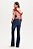 Calça Jeans Rubi Flare Flor de Lis F22332P - Imagem 3