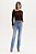 Calça Jeans Agata Straight Flor de Lis F22355 - Imagem 1