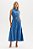 Vestido Denim Maxi Midi Flor de Lis F28258 - Imagem 1
