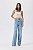 Calça Jeans Agata Wide Leg Flor de Lis F62349 - Imagem 4