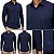 Camisa Masculina Slim Manga Longa Ogochi Original - Imagem 2