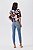 Calça Jeans Agata Cigarrete Flor de Lis F62380 - Imagem 2