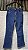 Calça Feminino Jeans Flor de Lis F62423P - Imagem 4