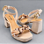 Sandalia Feminino Salto bloco Couro Legitimo Bottero Original - Imagem 5