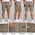 Bermuda Sarja Masculina Ogochi Essencial Slim Original - Imagem 3