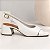 Sandalia Slingback Feminino Salto bloco Couro Legitimo Bottero Original - Imagem 6