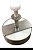 Modelador de Hamburguer manual profisional Inox e Polietileno 112mm - Imagem 2
