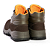 BOTINA LONDRINA NOBUCK MARROM PVC - Imagem 3
