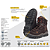 BOTA DE AMARRAR HIDROFUGADA RIO II PVC MARROM - RESISTÊNTE A ÁGUA - Imagem 4