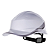 CAPACETE ABA FRONTAL CLASSE A/B  DIAMONDV BRANCO - ELETRICISTA - Imagem 1