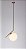 Pendente 1xE27 20x57cm Globo 20cm cabo 2m Dourado DCD02014 - Imagem 3