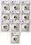 10x Plafon Redondo plástico Soquete E27 porcelana fio 15cm Branco - Imagem 2