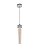 Pendente Cristal LED 6W 3000K 20cm base quadrada Prata EBN0114 - Imagem 1
